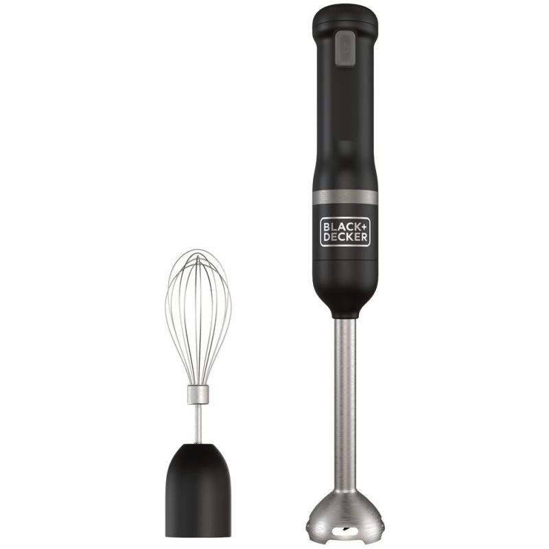 Black+Decker Rechargeable Hand Blender, 700ml, 7.2V, Black - BCKM1012KB Black+Decker Rechargeable Hand Blender, 700ml, 7.2V, Black - BCKM1012KB